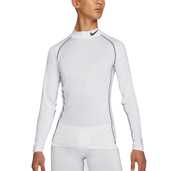 Men's Padel Shirt and Hoody Nike Pro DriFIT Swoosh Shirt  White/Black DD1986100