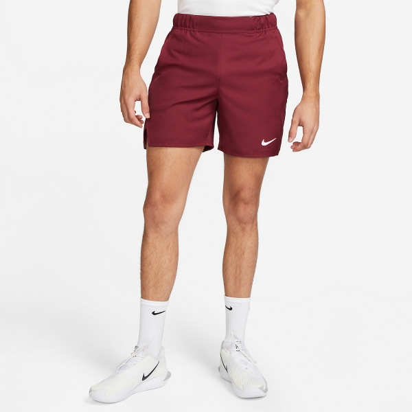 Nike Flex Victory 7in Shorts - Dark Beetroot/White