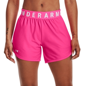 Falda y Shorts Padel Mujer Under Armour Play Up 5in Shorts  Electro Pink/White 13557910695