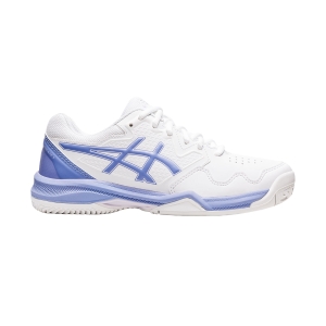 Zapatillas Padel Mujer Asics Gel Dedicate 7 Clay  White/Periwinkle Blue 1042A168102