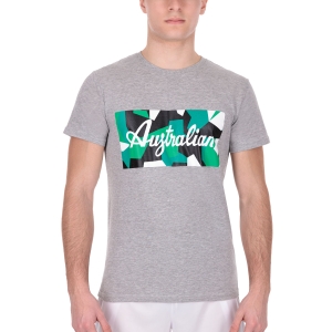 Camiseta Padel Hombre Australian Graphic Camiseta  Grigio Melange TEUTS0016101A