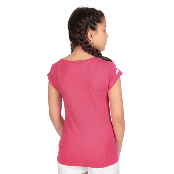 Babolat Exercise Camiseta Niña - Red Rose Heather