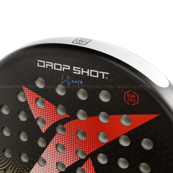 Drop Shot Explorer Pro 4.0 Padel Racket - Black/Red