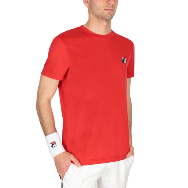 Camiseta Padel Hombre Fila Dani Camiseta  Red FBM221020500