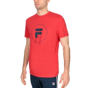 Camiseta Padel Hombre Fila Lasse Camiseta  Red FLU221023500