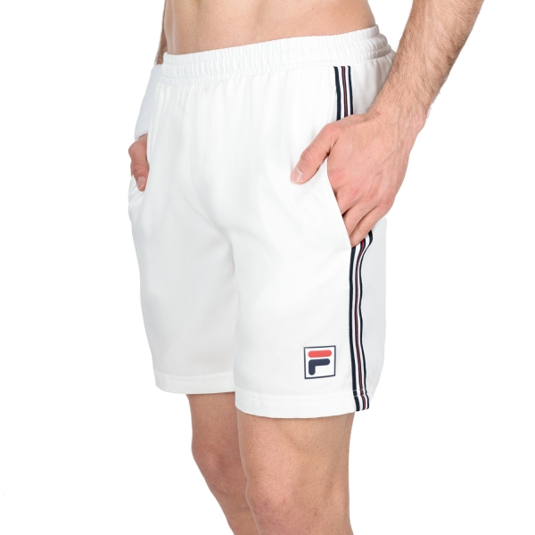 Shorts Padel Hombre Fila Riley 7in Shorts  White FBM221004001