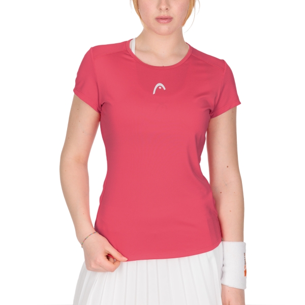 Women's Padel T-Shirt and Polo Head Tie Break TShirt  Magenta 814502MA