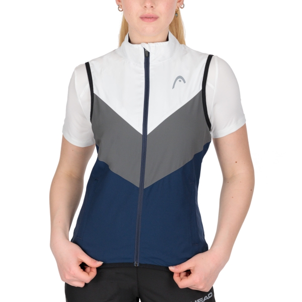 Giacca Padel Donna HEAD Club 22 Gilet  Dark Blue 814411DB