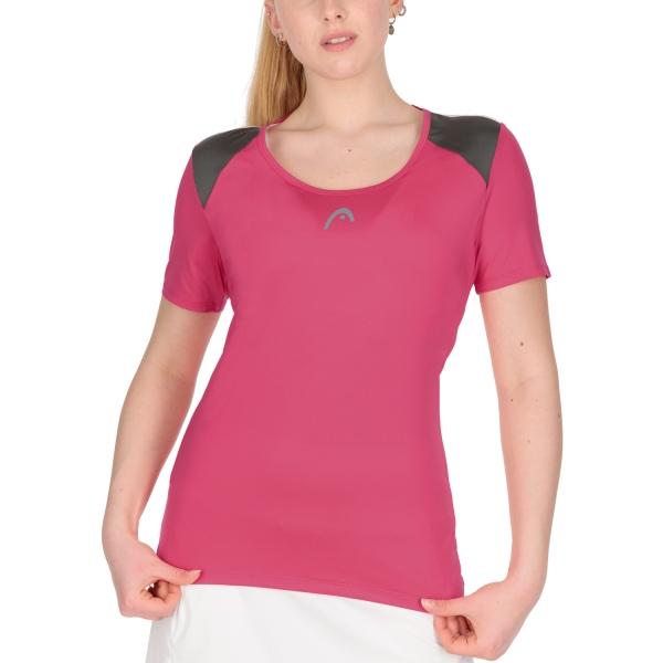 Maglietta e Polo Padel Donna HEAD Club 22 Tech Maglietta  Magenta 814431MA