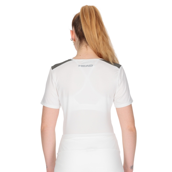 HEAD Club 22 Tech Maglietta - White/Dark Blue
