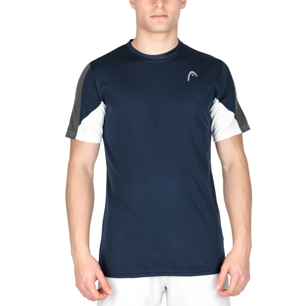 Men's T-Shirt Padel HEAD Club 22 Tech TShirt  Dark Blue 811431DB