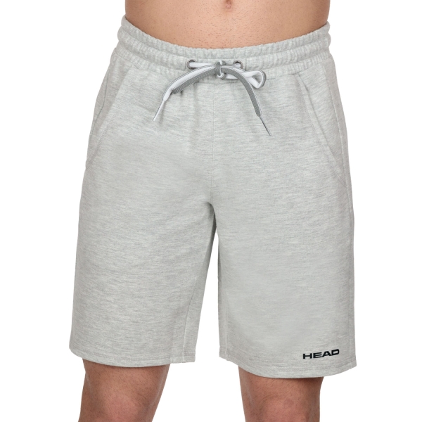 Men's Padel Shorts Head Club Jacob 9in Shorts  Grey Melange 811479GM