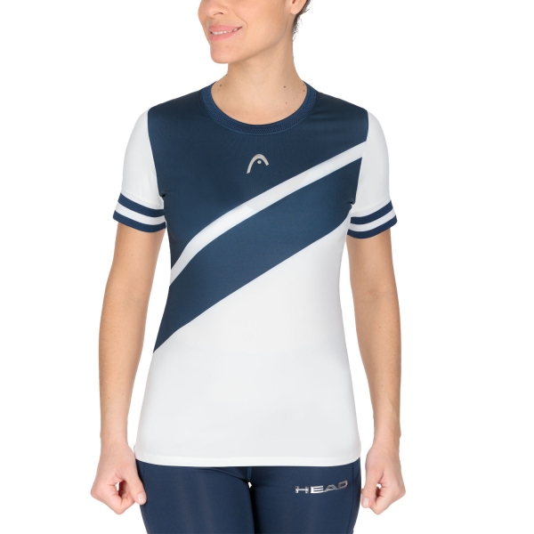Maglietta e Polo Padel Donna HEAD Performance Logo Maglietta  White/Print 814332WHXR