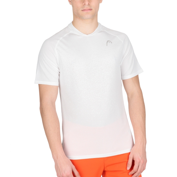 Men's T-Shirt Padel Head Performance TShirt  White 811272WH