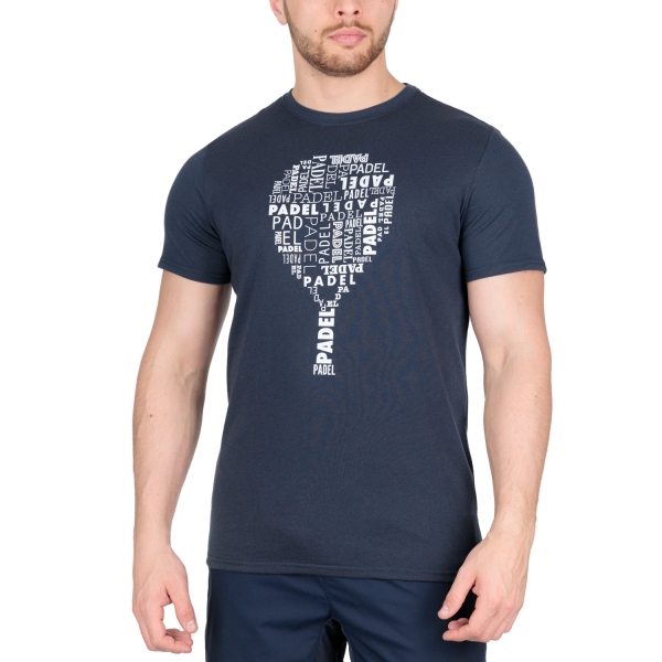 Men's T-Shirt Padel Head Typo TShirt  Dark Blue 811442DB