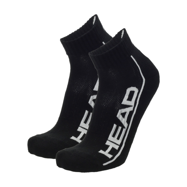 Padel Socks Head Stripe x 2 Socks  Black/White 811509BKW