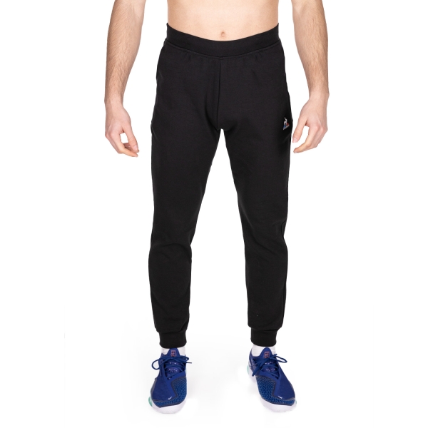 Men's Padel Pant and Tight Le Coq Sportif Essentiels Pants  Black 2120215