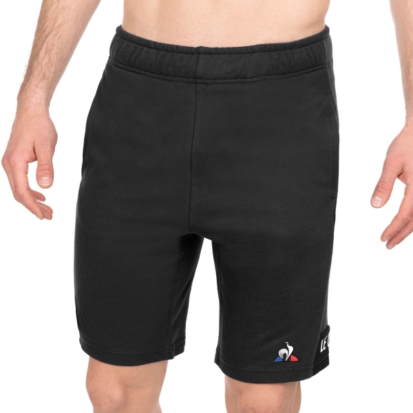 Men's Padel Shorts Le Coq Sportif Essentiels Bar 9in Shorts  Black 2110545