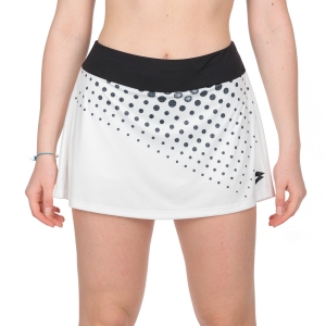 Falda y Shorts Padel Mujer Lotto Top IV Falda  Bright White/All Black 2173521CY