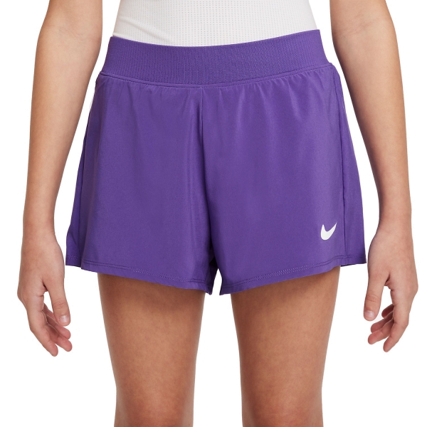 Falda y Shorts Padel Niña Nike Court DriFIT Victory 3in Shorts Nina  Dark Iris/White DB5612579