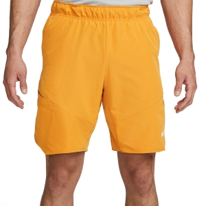 Shorts Padel Hombre Nike DriFIT Advantage 9in Shorts  Light Curry/White DD8331738