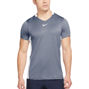 Camiseta Padel Hombre Nike DriFIT Advantage Camiseta  Ashen Slate/White DD8317493