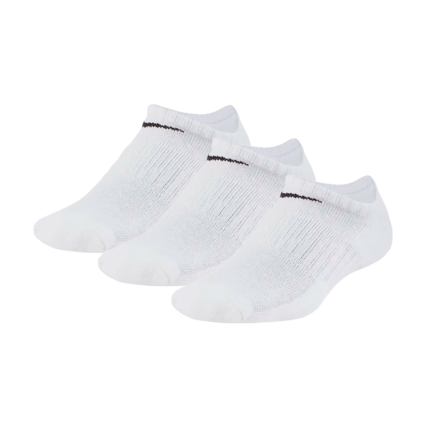 Padel Socks Nike Everyday Cush x 3 Socks  White/Black SX7673100