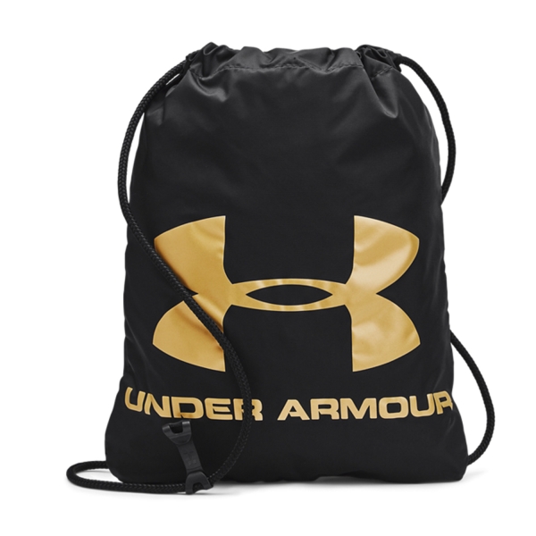 Under Armour Padel Bag Under Armour OzSee Sackpack  Black/Metallic Gold 12405390010