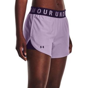 Falda y Shorts Padel Mujer Under Armour Play Up 5in Shorts  Octane/Purple Switch 13557910566