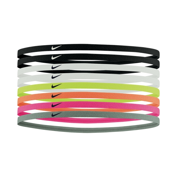 Padel Headband Nike Skinny x 8 Mini Hairbands  Black/White N.000.2547.909.OS