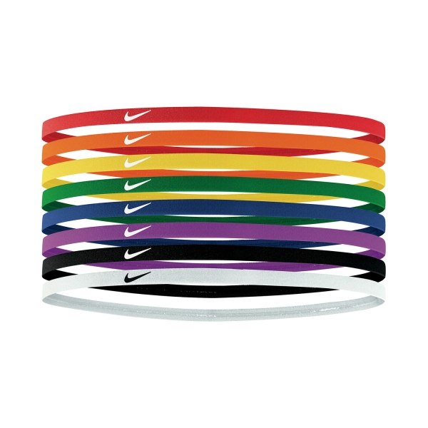 Padel Headband Nike Skinny x 8 Mini Hairbands  Pimento/Orange Blaze/Sunlight N.000.2547.950.OS