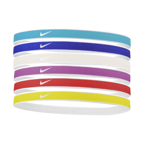 Padel Headband Nike Jacquard 2.0 x 6 Mini Hairbands  Baltic Blue/Hyper Royal/Photon Dust N.100.2021.406.OS