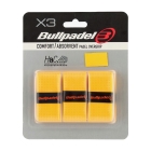 Bullpadel GB-1201 Comfort Absorvent x 3 Overgrip - Amarillo Bullpadel GB-1201 Comfort Absorvent x 3 Overgrip - Amarillo