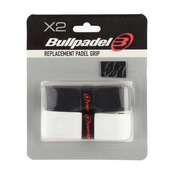 Grip Padel Bullpadel GR1210 x 2 Grip  Black/White 479212005
