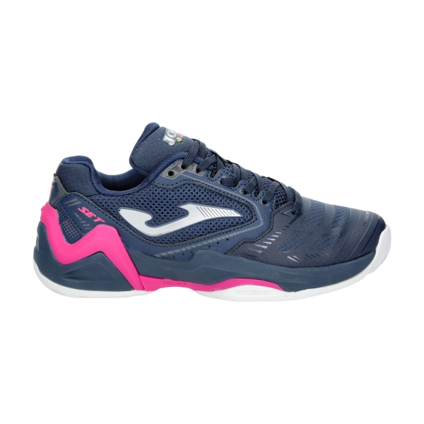 Joma Scarpe Da Padel Donna Top Spin Pink Lady TSPILS2313P - Suola In Gomma, Tacco Piatto, Larghezza Normale, Taglia 40.5