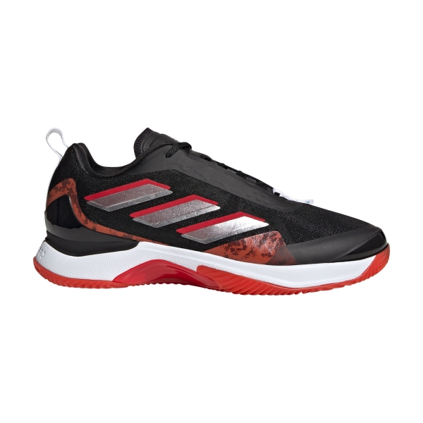 Scarpe Padel Donna adidas Avacourt Clay  Core Black/Taupe Met/Better Scarlet HQ8409