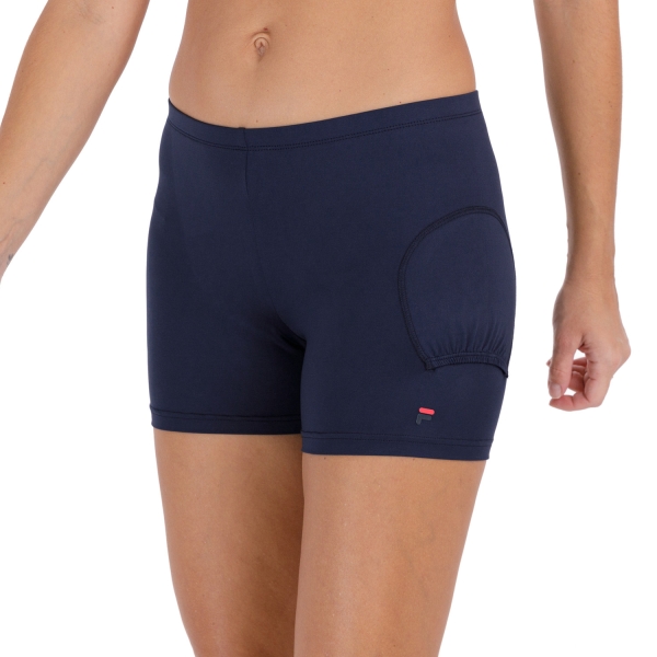Women's Padel Skirts and Shorts Fila Bella 4in Shorts  Navy FBL1720031500