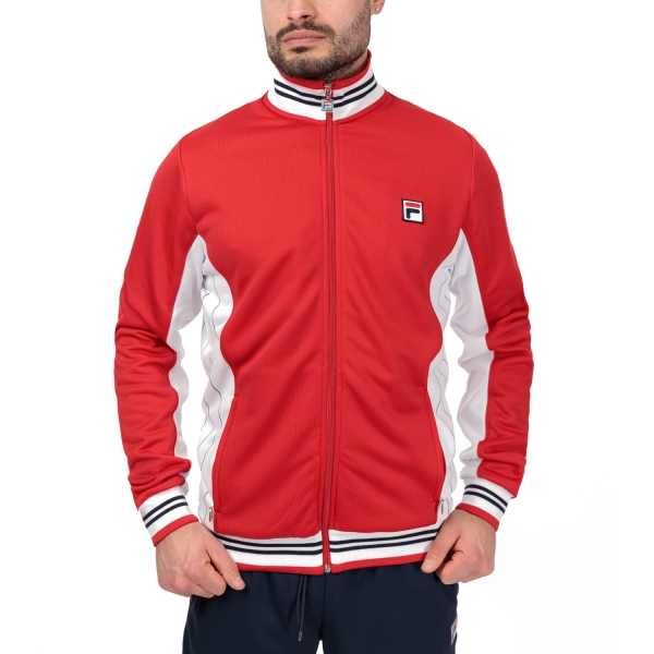 Men's Padel Jacket Fila Bjorn Jacket  Red/White FBM2310315003