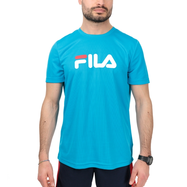 Men's T-Shirt Padel Fila Court TShirt  Hawaiian Ocean FLM131020E4040
