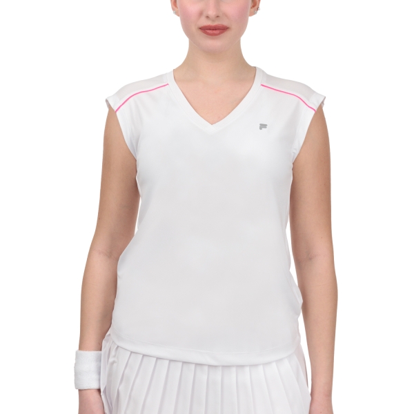 Camiseta y Polo Padel Mujer Fila Marlis Camiseta  White XFL231115E001