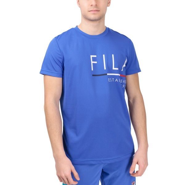 Camiseta Padel Hombre Fila Maxim Camiseta  Dazzling Blue FLU2310201450