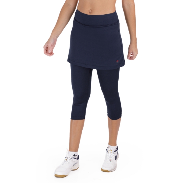 Women's Padel Skirts and Shorts Fila Sina Tights Skirt  Navy FBL1310271500