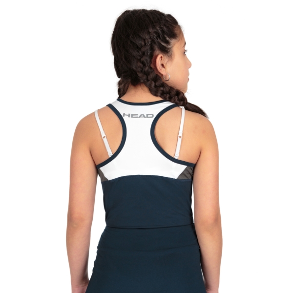 HEAD Club 22 Top Niña - Navy