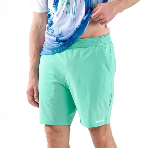 Men's Padel Shorts Head Power Logo 6in Shorts  Turquoise 811473TQ