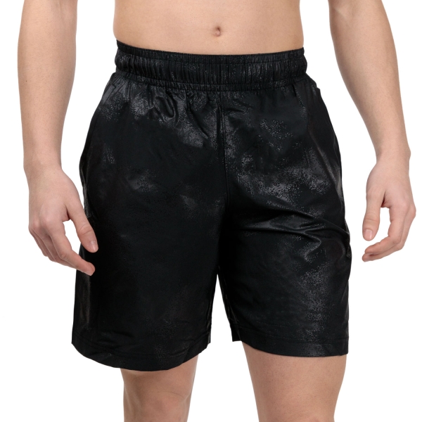 Men's Padel Shorts Under Armour Woven Emboss 8in Shorts  Black 13771370001