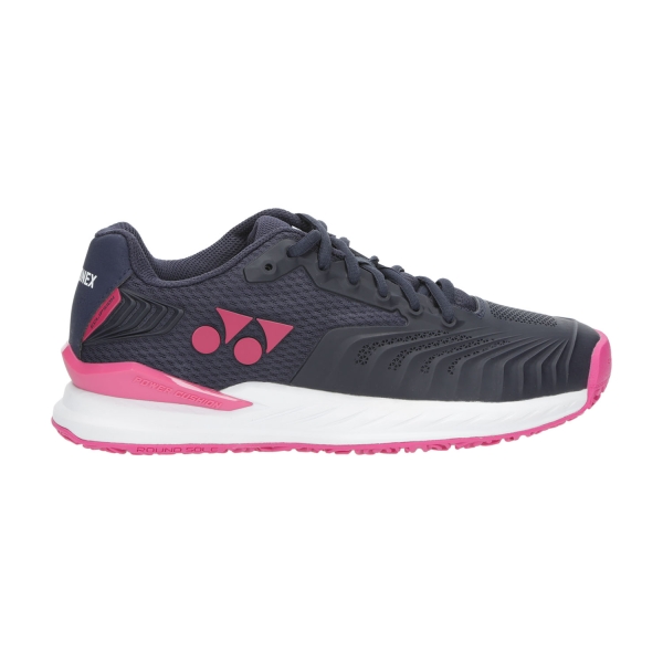 Women's Padel Shoes Yonex Eclipsion 4 Clay  Navy/Pink SHTE4LCLNP