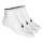 Asics Quarter x 3 Socks - White