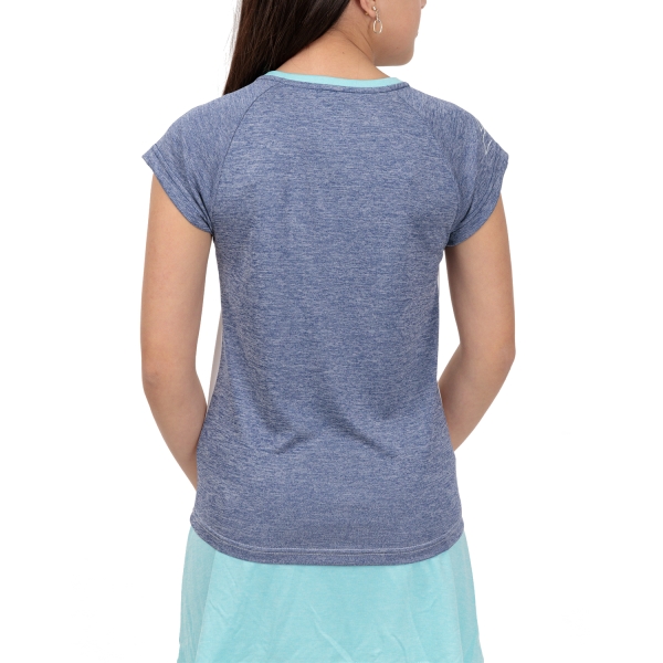 Babolat Play Cap Camiseta Niña - White/Blue Heather