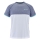 Babolat Play Crew T-Shirt Boy - White/Blue Heather