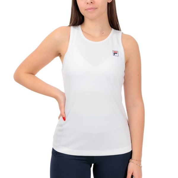 Top Padel Mujer Fila Alma Top  White FBL222129E001